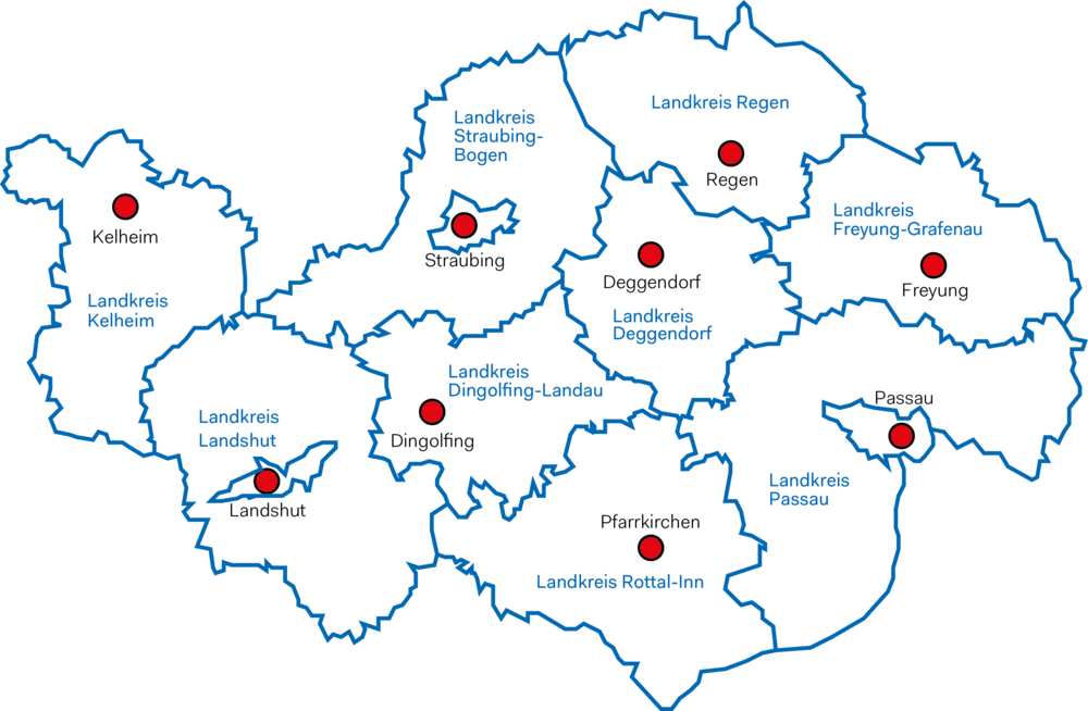 Bezirk Niederbayern: Bezirk
