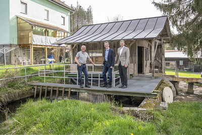 v.l.: Klaus Schuster, Karlheinz Roth und Dr. Olaf Heinrich