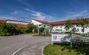 Das Bezirkskrankenhaus Landshut. 